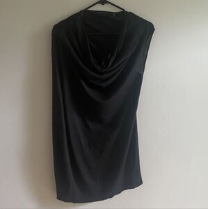 Eli Tahari silk black dress